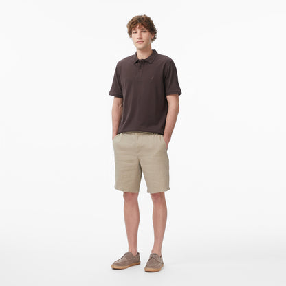 Nautica Erkek Kahverengi Regular Fit Polo Yaka T-shirt