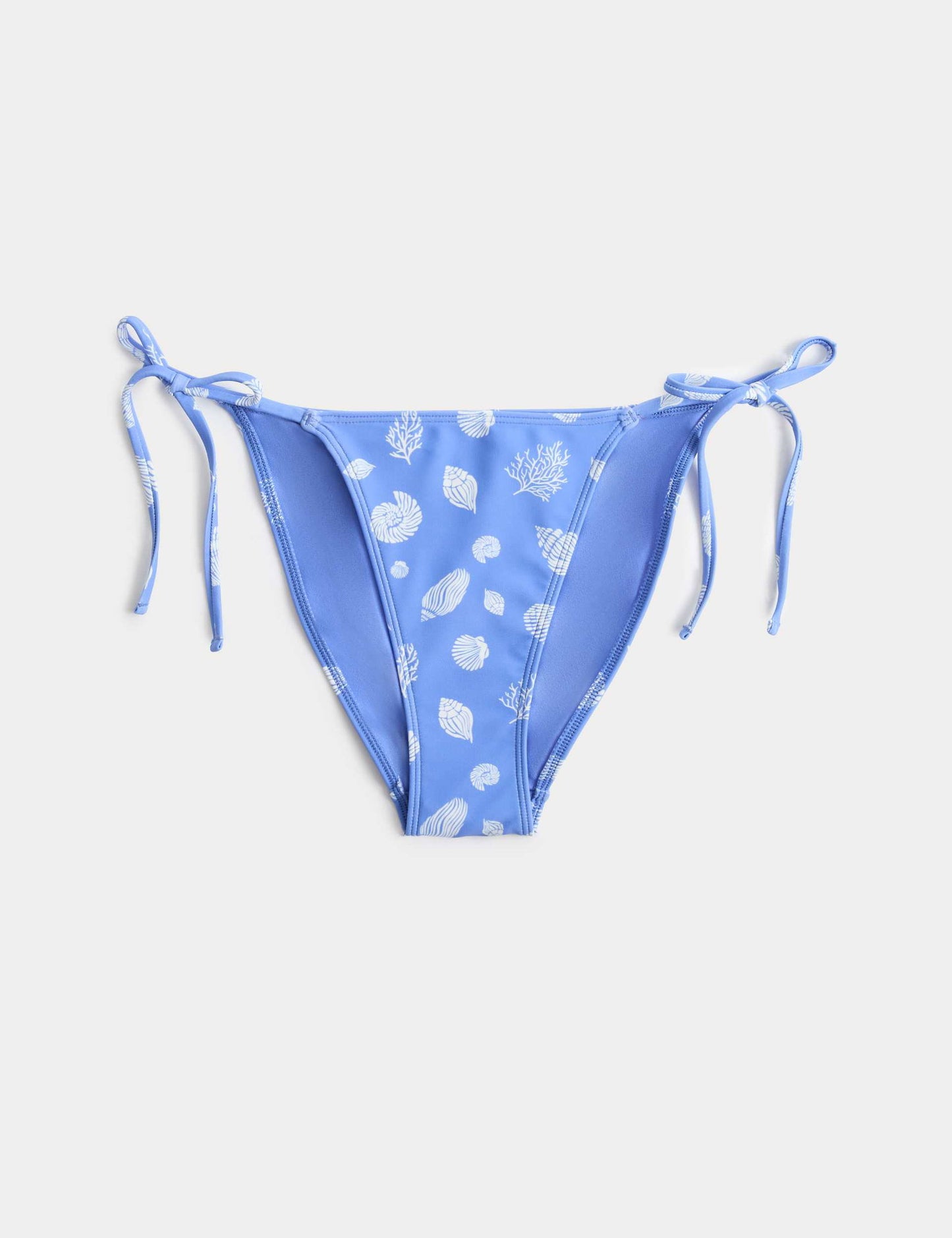 Desenli Bağlama Detaylı Bikini Altı
