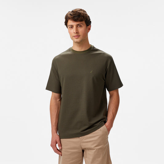 Nautica Erkek Yeşil Comfort Fit T-shirt