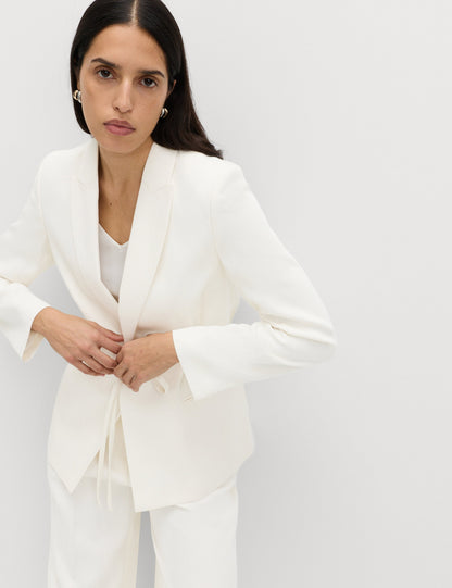 Keten Karışımlı Blazer Ceket