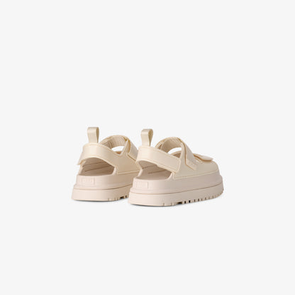 Ugg Goldenglow Glossy Sparkles Çocuk Krem Sandalet