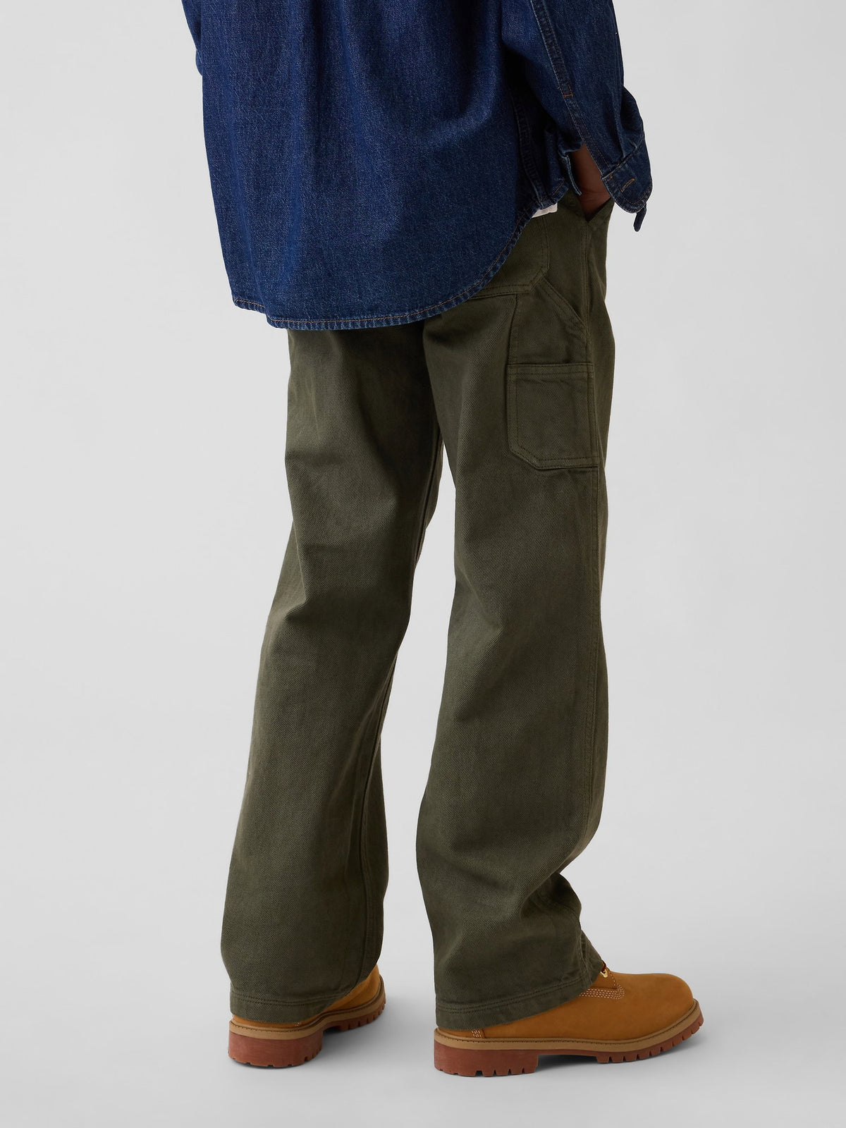 Haki '90s Loose Carpender Jean Pantolon
