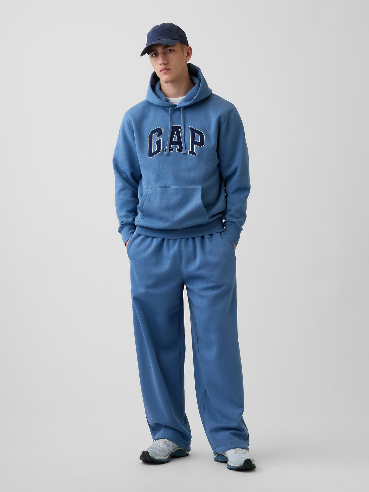 Açık Mavi Vintagesoft Baggy Eşofman Altı