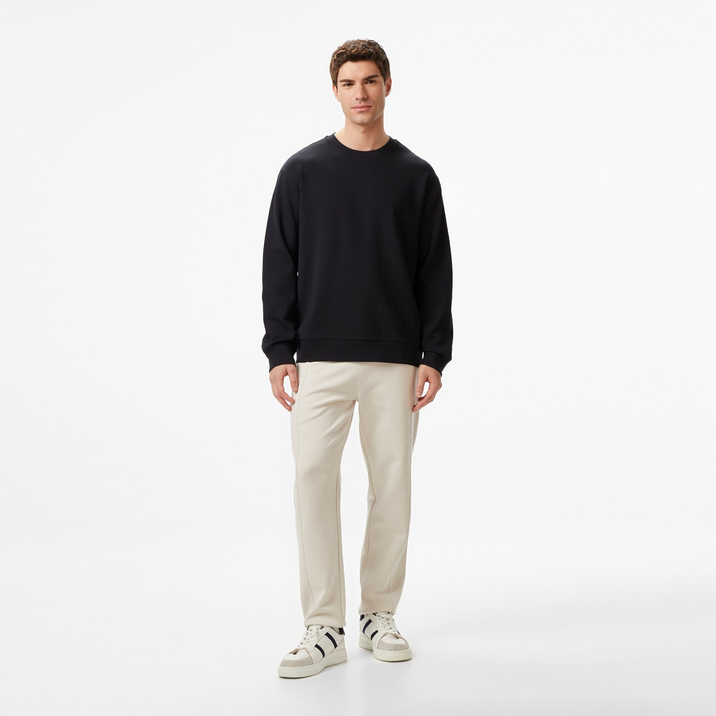 Nautica Erkek Siyah Regular Fit Sweatshirt