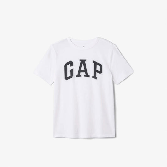 Gap Relaxed Fit Çocuk Beyaz T-shirt