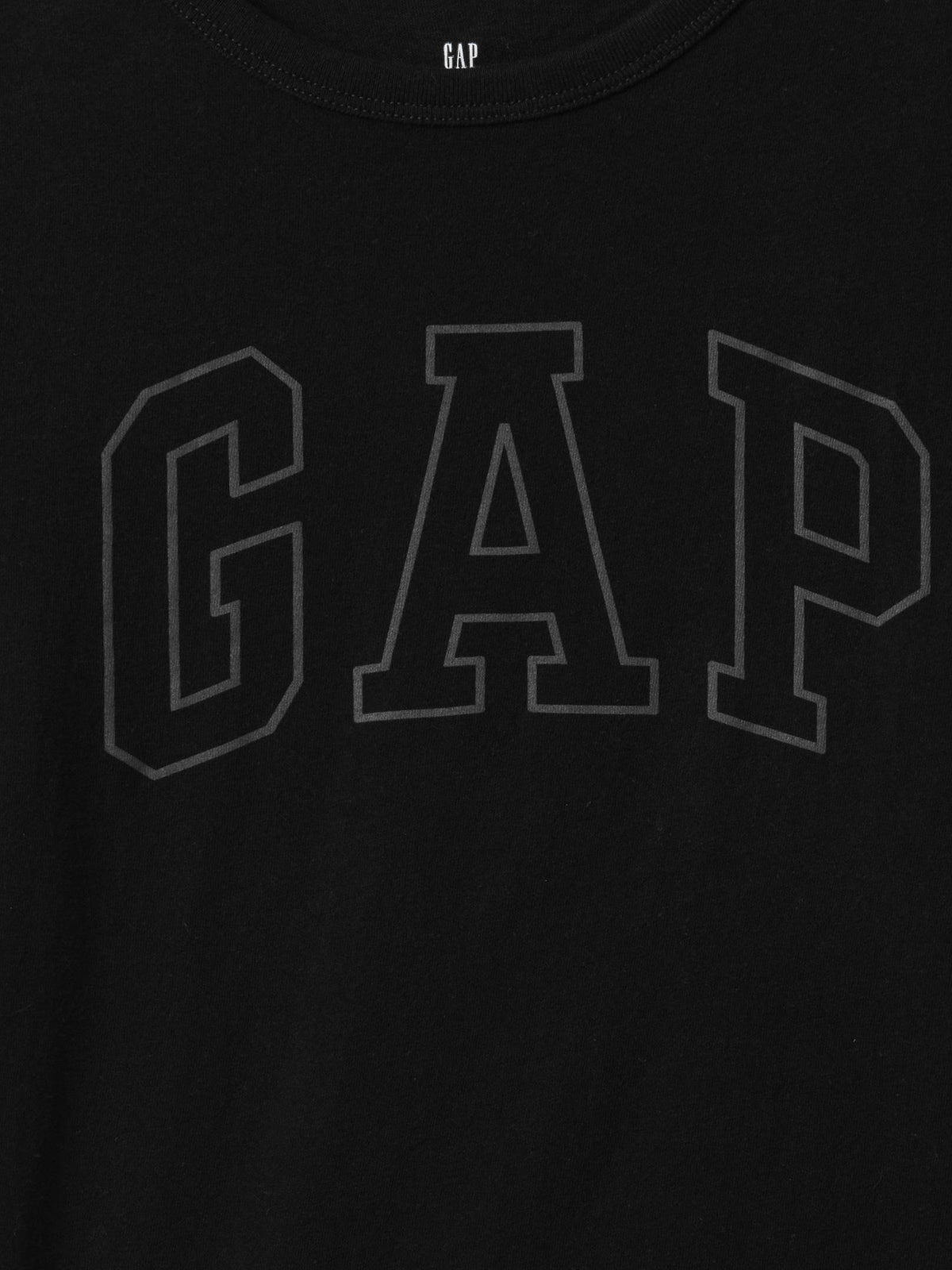Siyah Gap Logo T-shirt