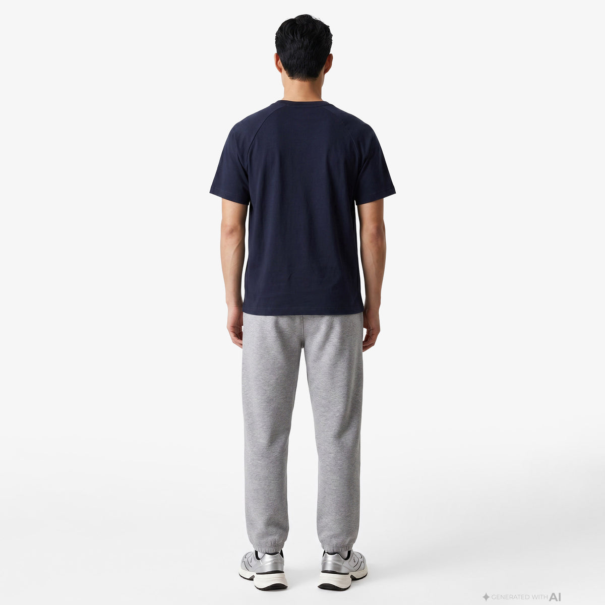 Calvin Klein Tape Erkek Mavi T-shirt