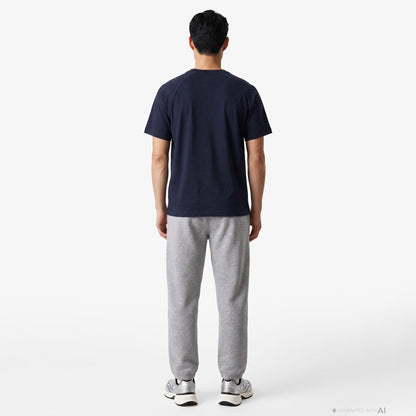 Calvin Klein Tape Erkek Mavi T-shirt