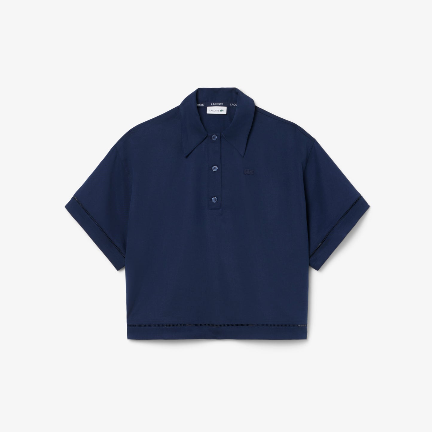 Lacoste Oversize Fit Kadın Lacivert Polo