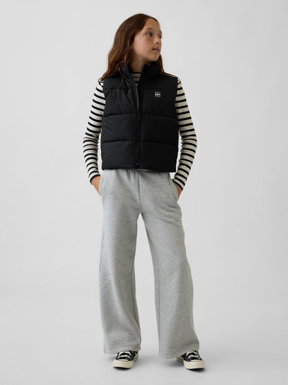 Siyah Relaxed Puffer Şişme Yelek