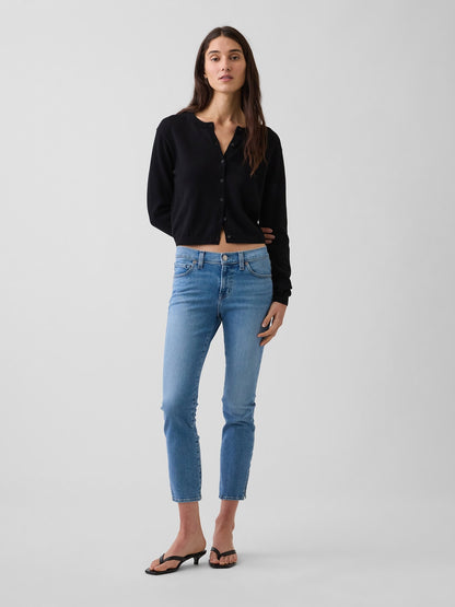 Mavi Low Rise Capri Jean Pantolon