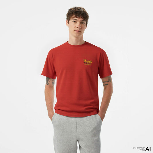 Vans Z Legacy Loose Ss Erkek Kırmızı T-shirt