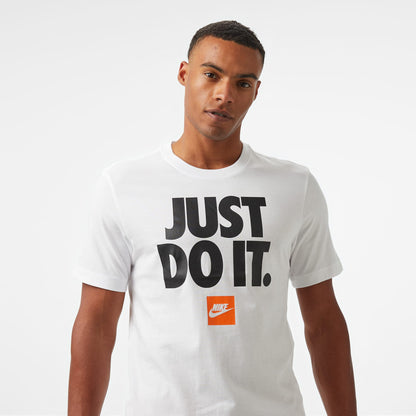 Nike Sportswear 'just Do It' Erkek Beyaz T-shirt