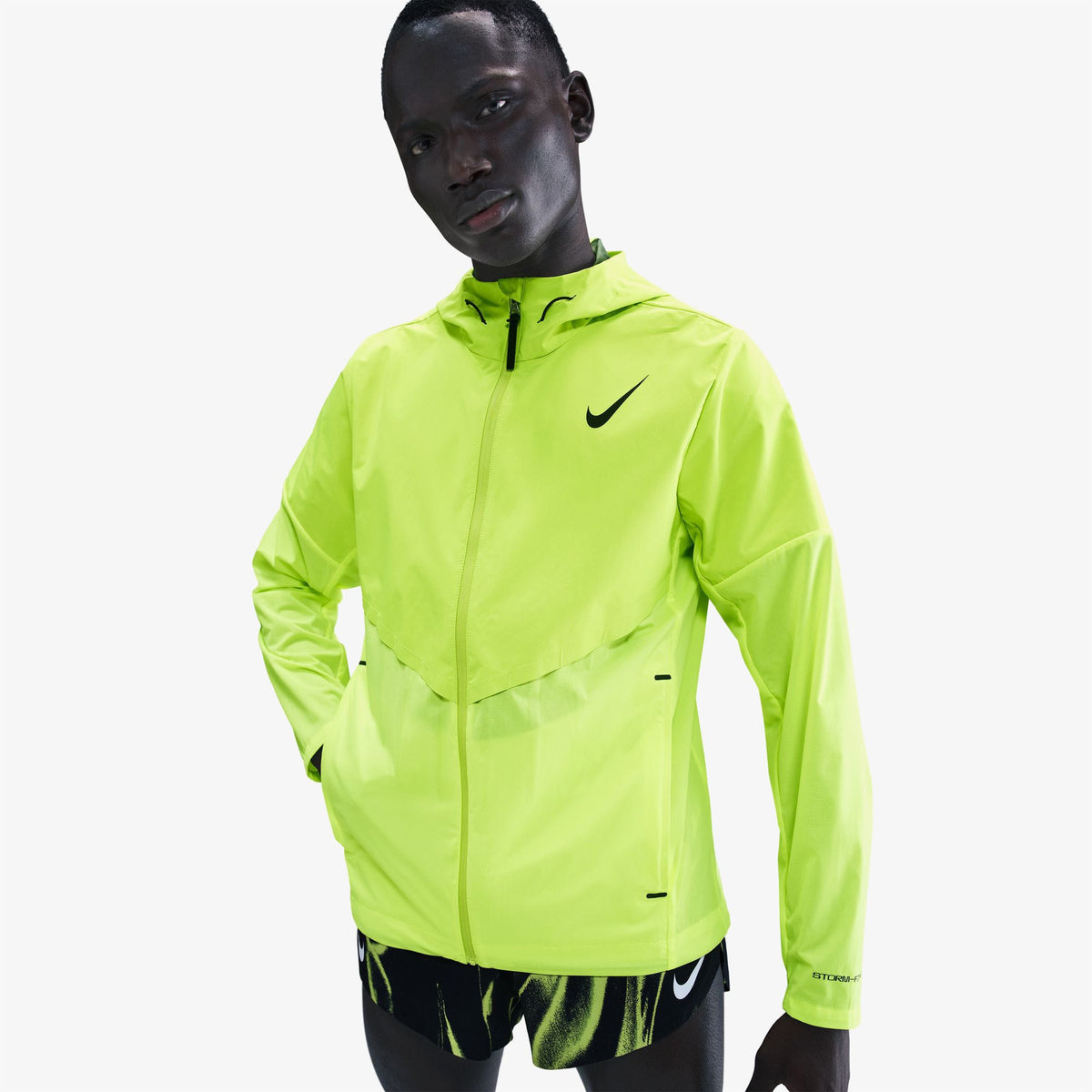 Nike Storm-fıt Aeroswift Erkek Yeşil Koşu Ceket