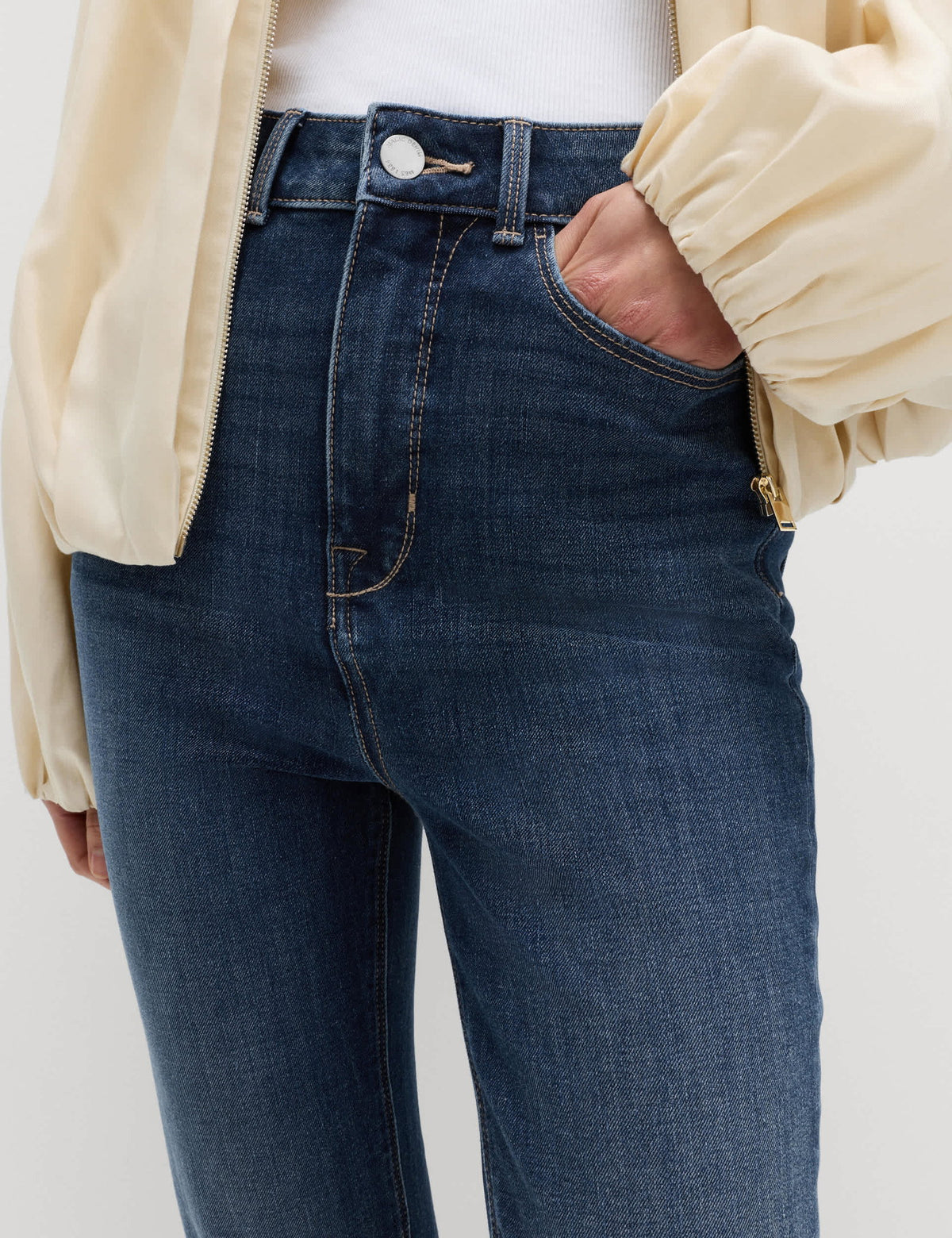 Yüksek Bel Slim Flare Magic Jean Pantolon
