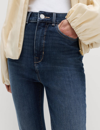 Yüksek Bel Slim Flare Magic Jean Pantolon