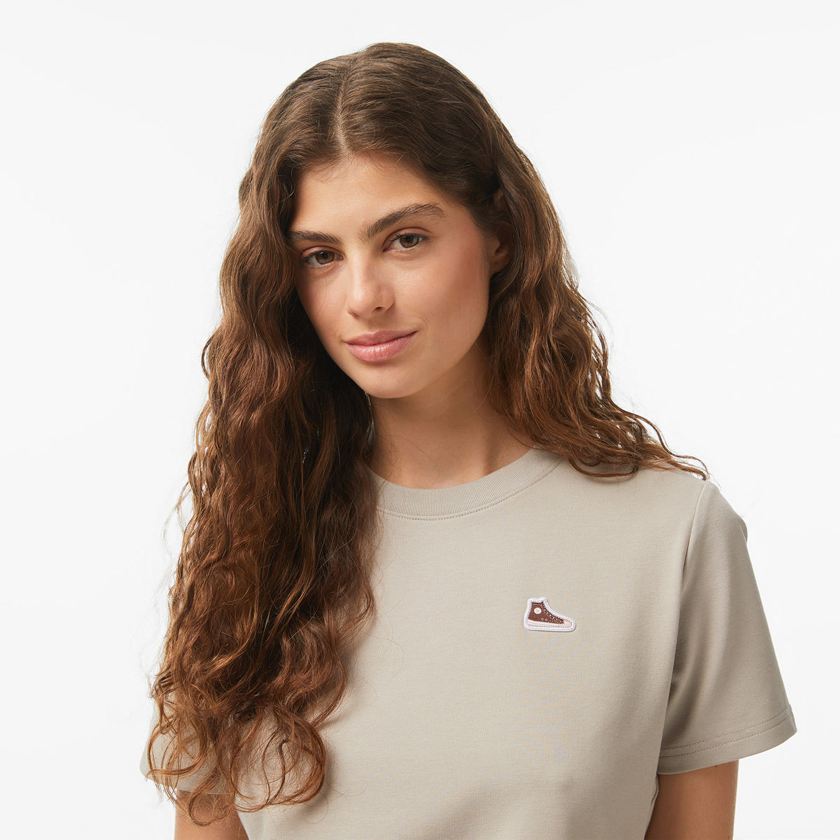 Converse Kadın Bej T-shirt