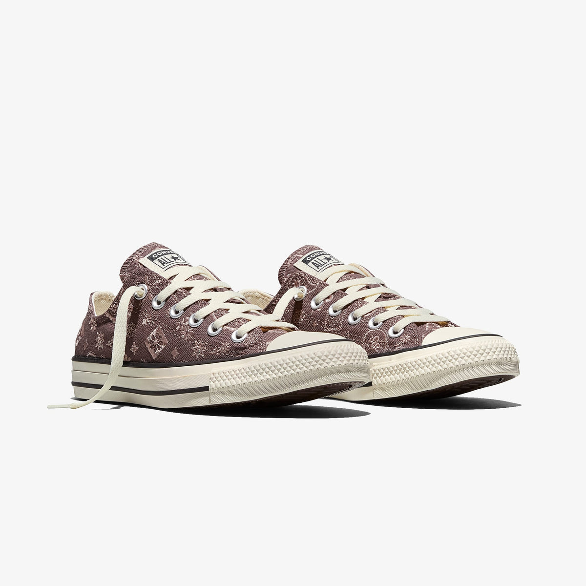 Converse Chuck Taylor All Star Desenli Unisex Kahverengi Sneaker