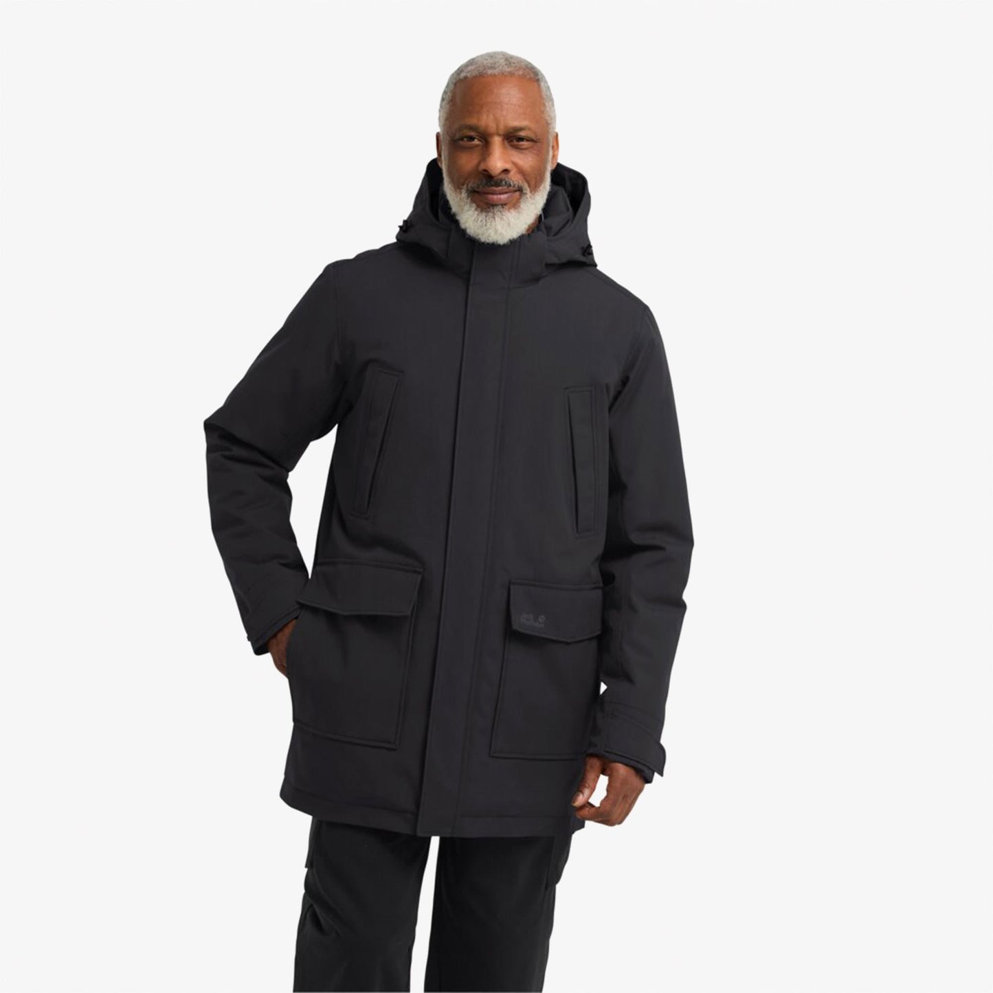 Jack Wolfskin Canyon Shield Erkek Siyah Ceket