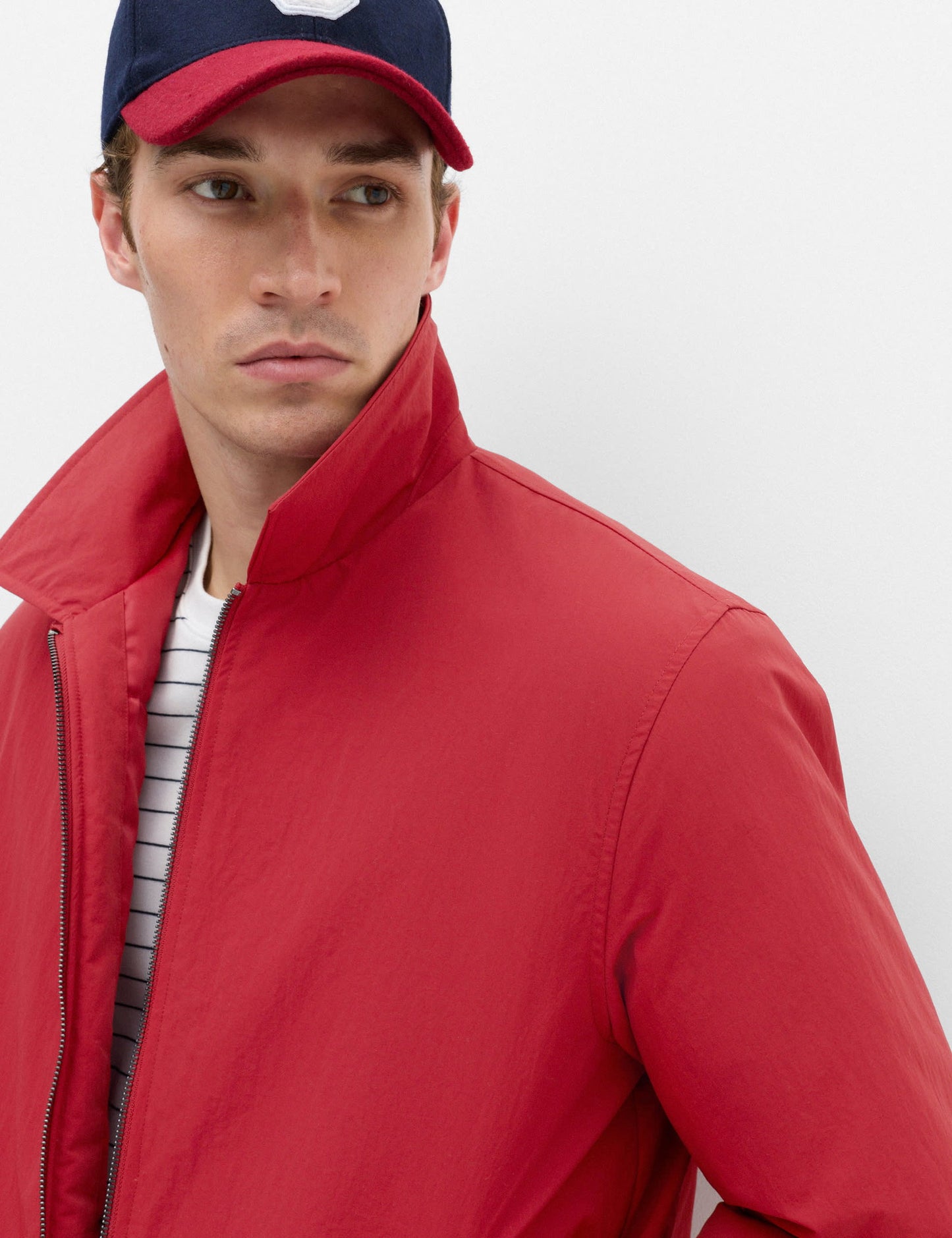 Fermuarlı Harrington Ceket