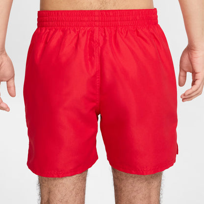 Nike Swim Breaker Solid Essential Erkek Kırmızı Deniz Şortu