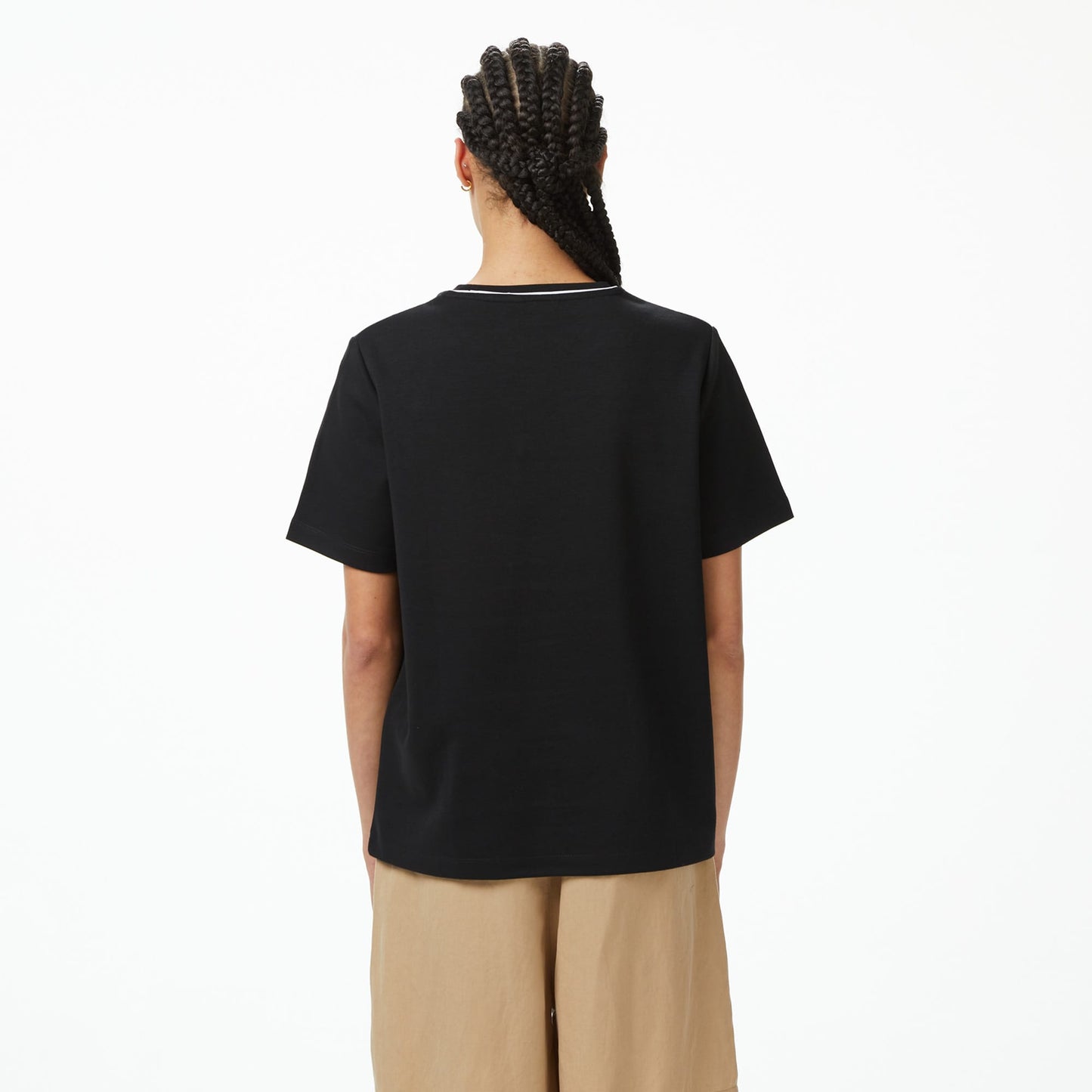 Nautica Kadın Siyah Regular Fit T-shirt