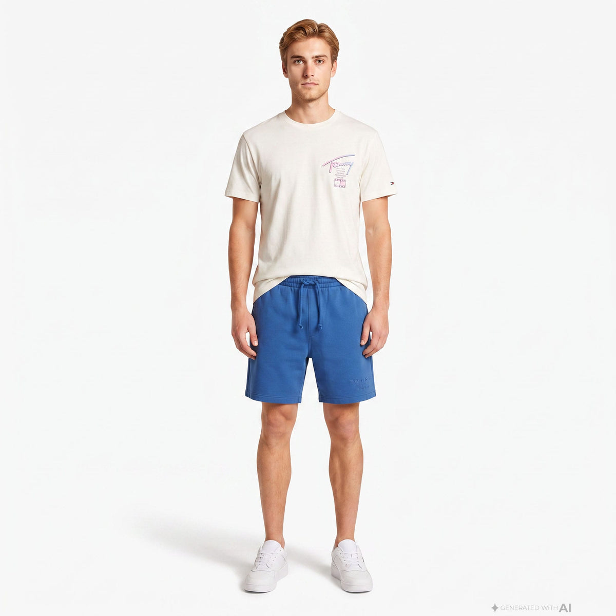 Tommy Hilfiger New Classics Erkek Mavi Şort