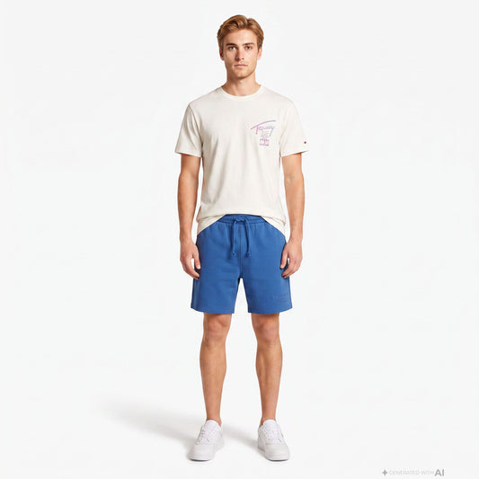 Tommy Hilfiger New Classics Erkek Mavi Şort