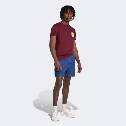 Adidas Trefoil Series Loose Fit Erkek Bordo T-shirt