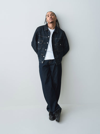 Koyu Mavi Heavyweight Denim Ceket