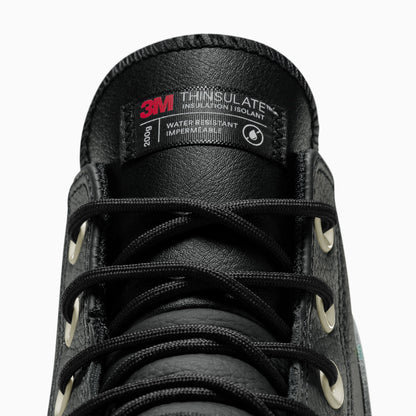 Converse Chuck Taylor All Star Lugged Heel Unisex Siyah Deri Platform Bot