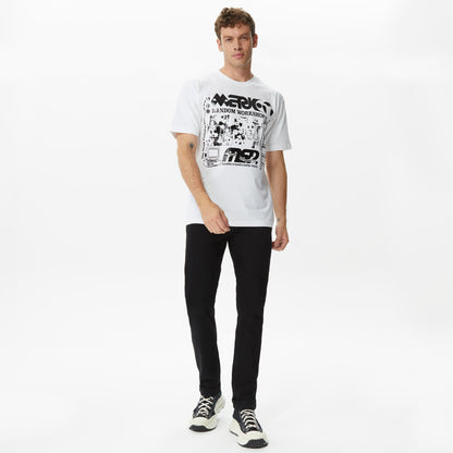 Market New Future Erkek Beyaz T-shirt