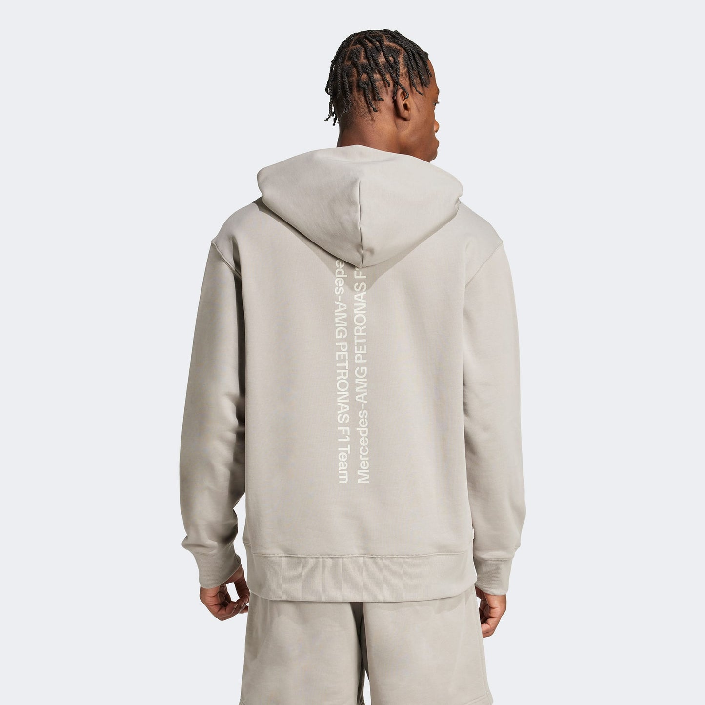 Adidas Mercedes Amg Petronas Formula One Team Erkek Bej Sweatshirt