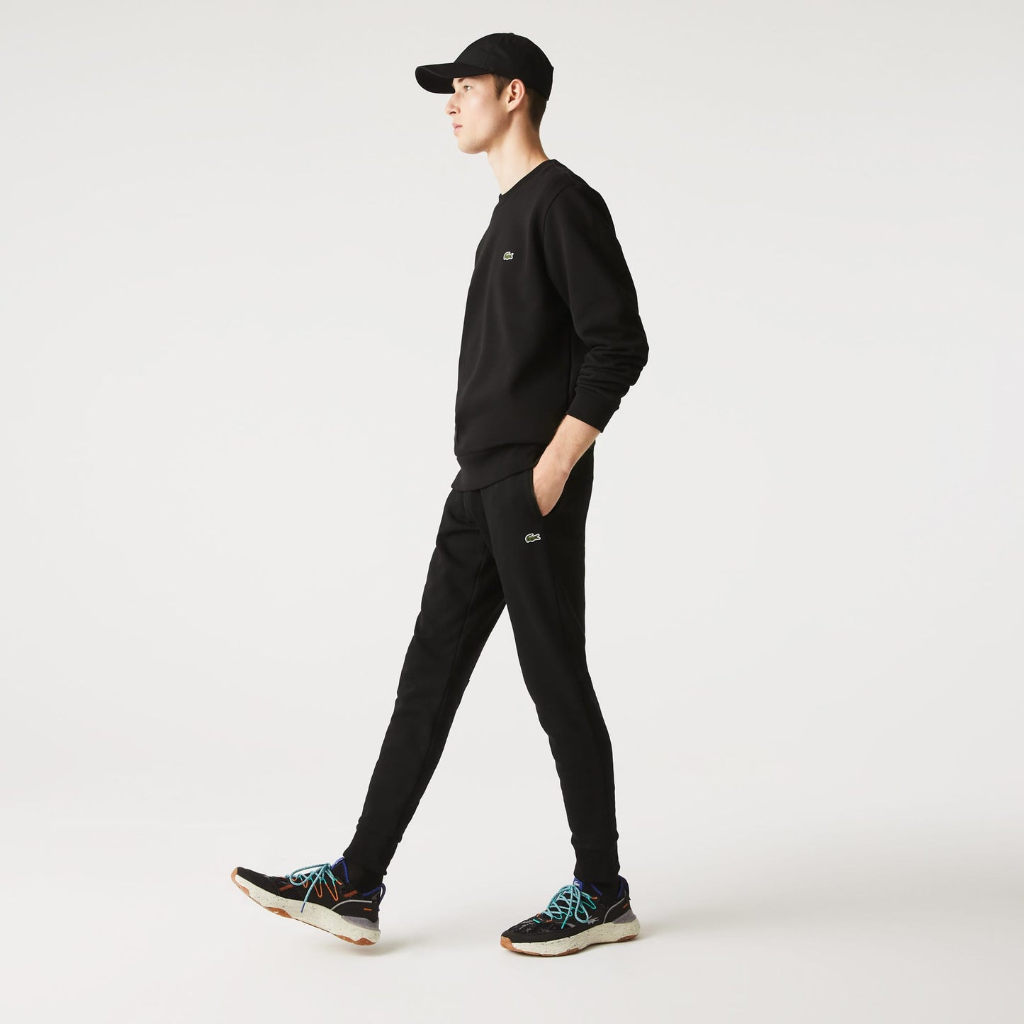 Lacoste Organik Pamuklu Erkek Siyah Eşofman Altı