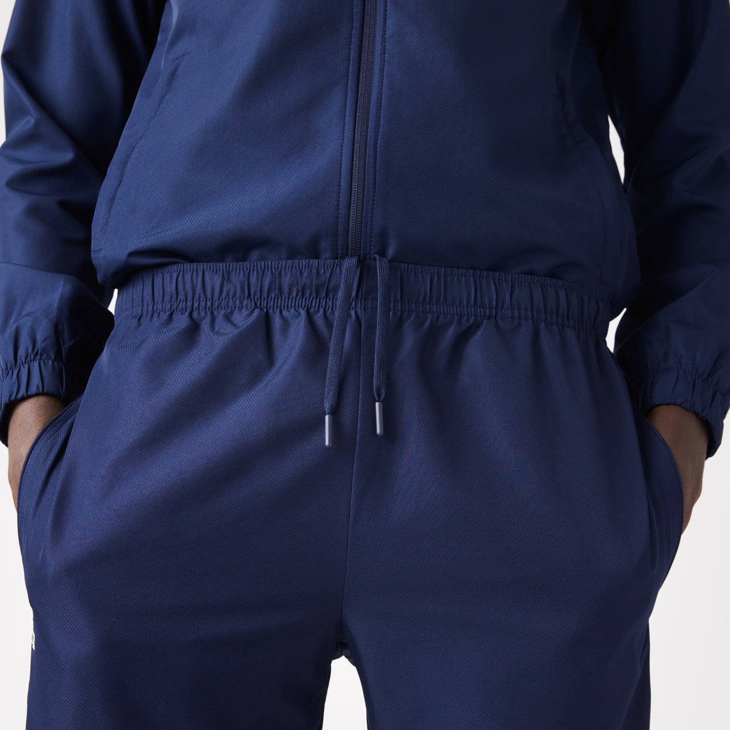 Lacoste Erkek Regular Fit Kapüşonlu Baskılı Lacivert Eşofman Takımı