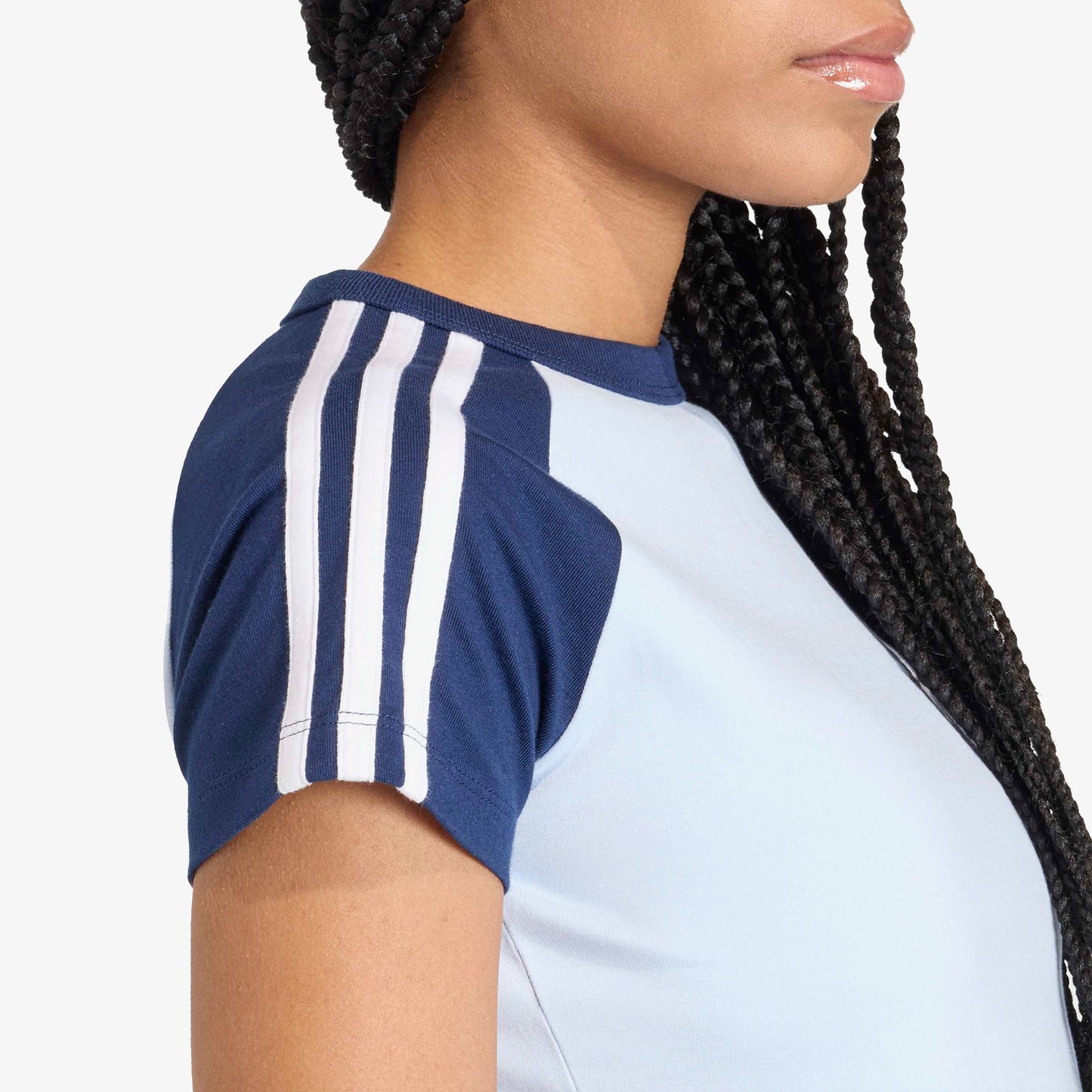 Adidas Sst Baby Tee Kadın Mavi T-shirt