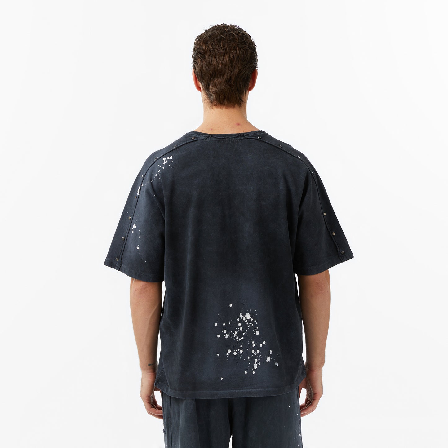 Les Benjamins Essentials 305 Erkek Mor T-shirt