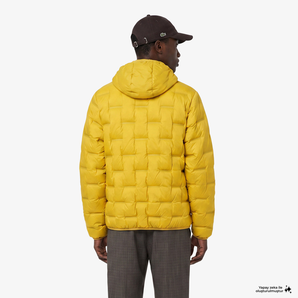 Lacoste Regular Fit Erkek Sarı Mont