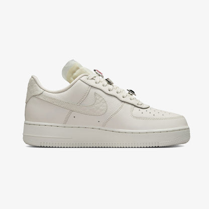 Nike Air Force 1 Low Premium Bling Jewels Kadın Krem Sneaker