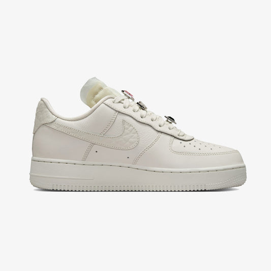 Nike Air Force 1 Low Premium Bling Jewels Kadın Krem Sneaker