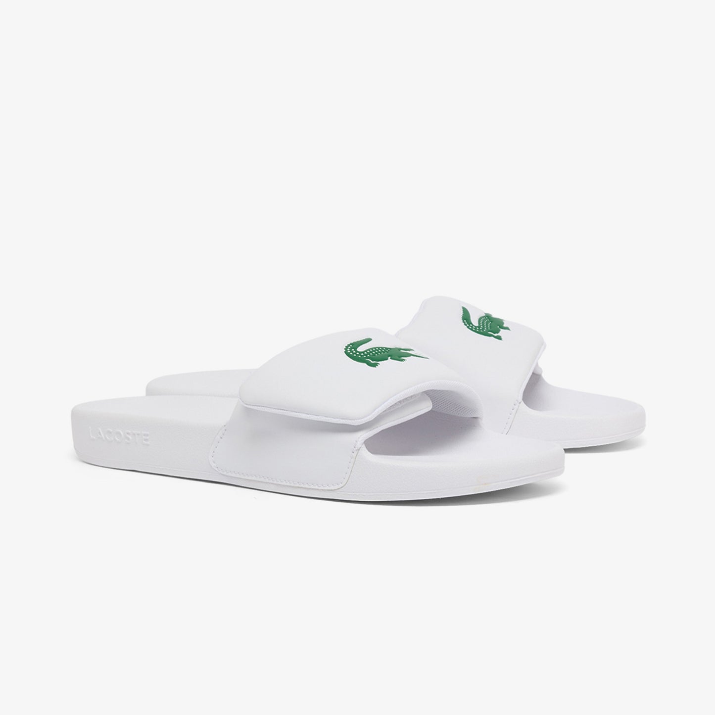 Lacoste Serve Slide Strap Erkek Beyaz Terlik