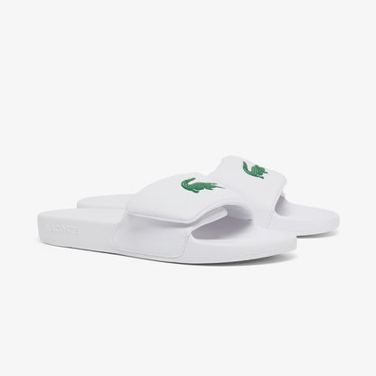 Lacoste Serve Slide Strap Erkek Beyaz Terlik