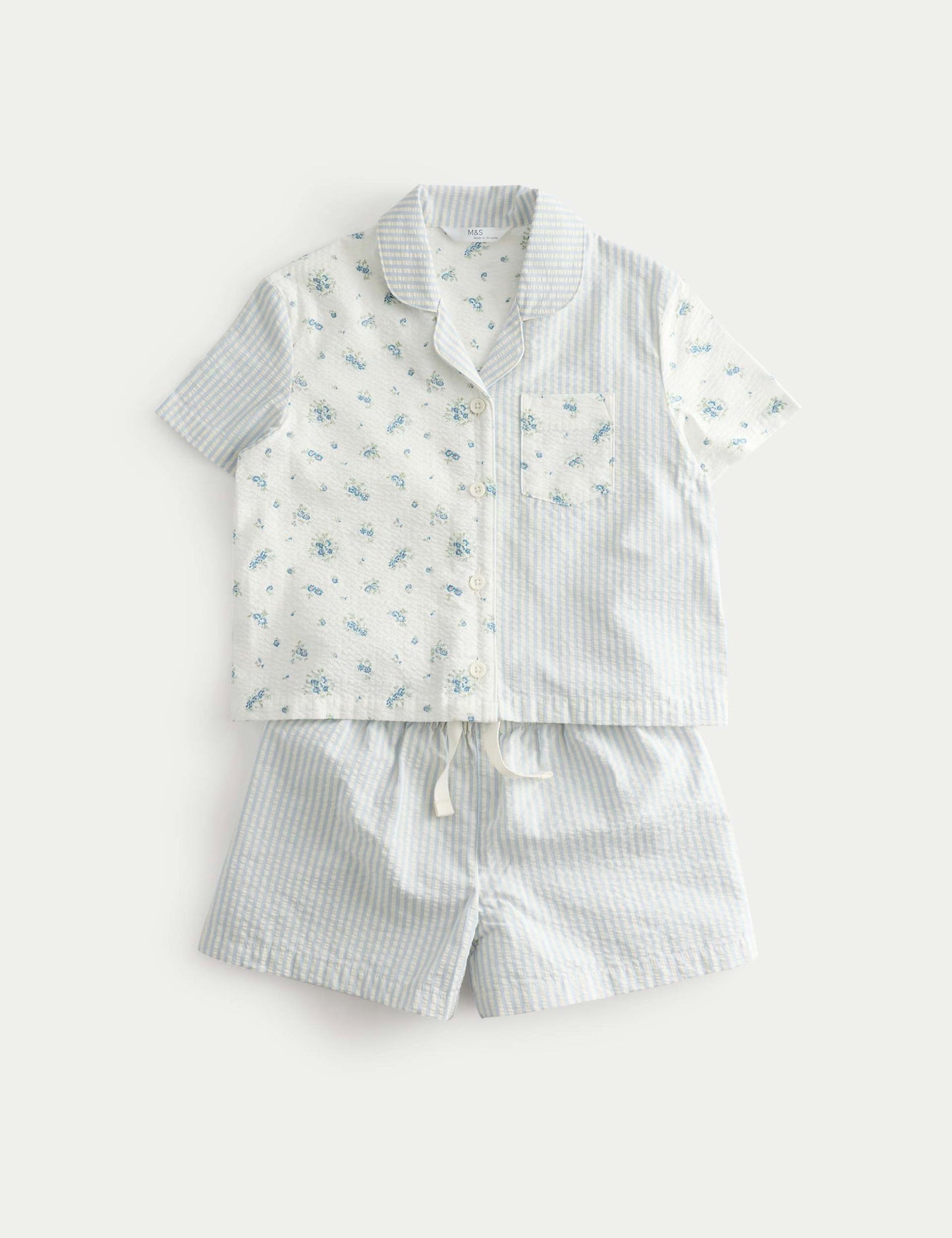 Saf Pamuklu Pijama Takımı