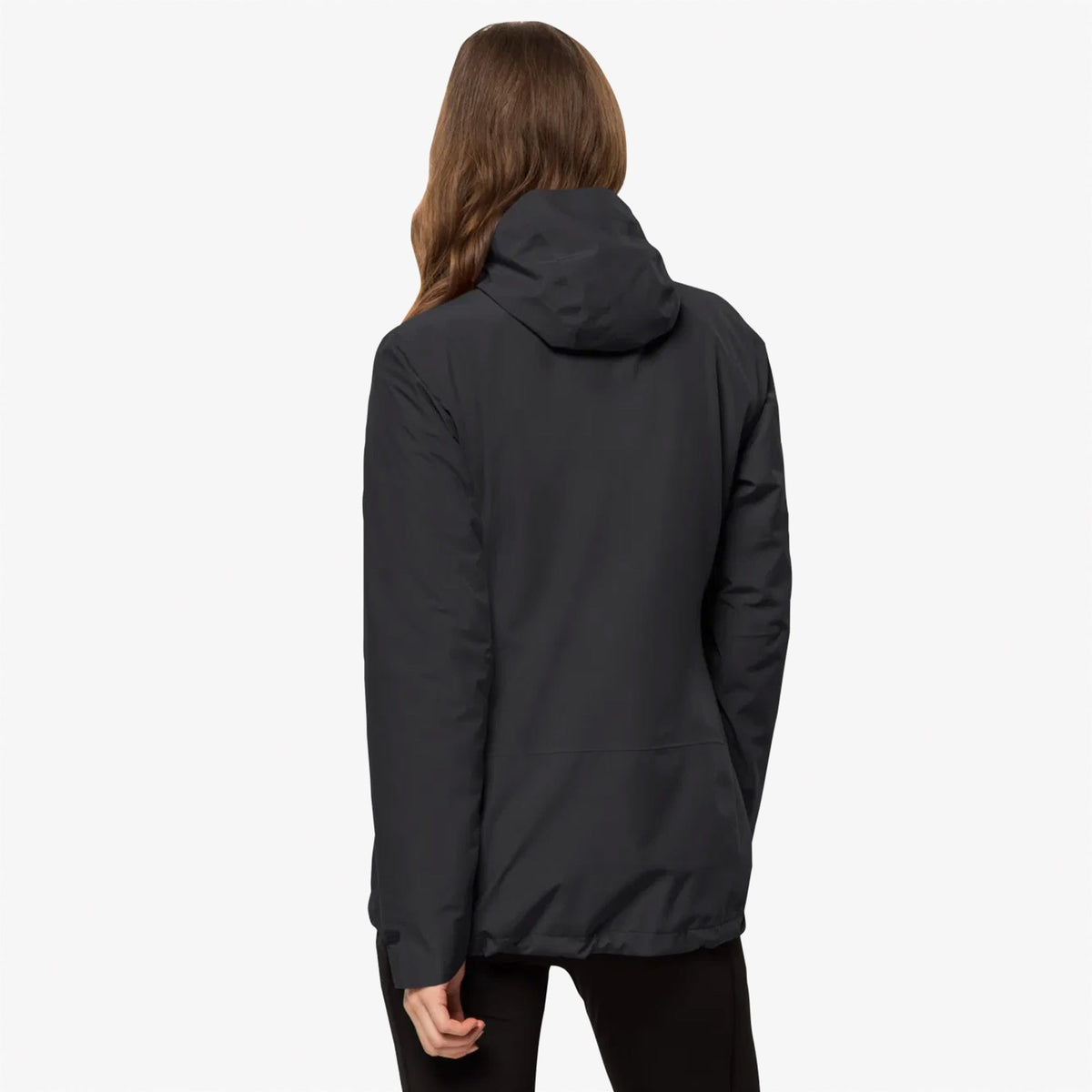 Jack Wolfskin Moonrise 3'ü 1 Arada Kadın Siyah Outdoor Mont