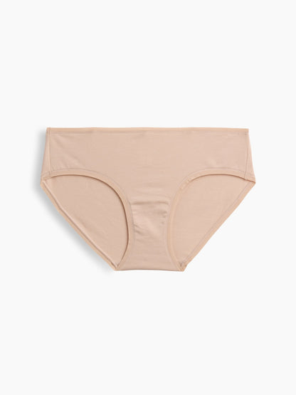 Bej Softmade Organik Stretch Pamuk Hipster Külot