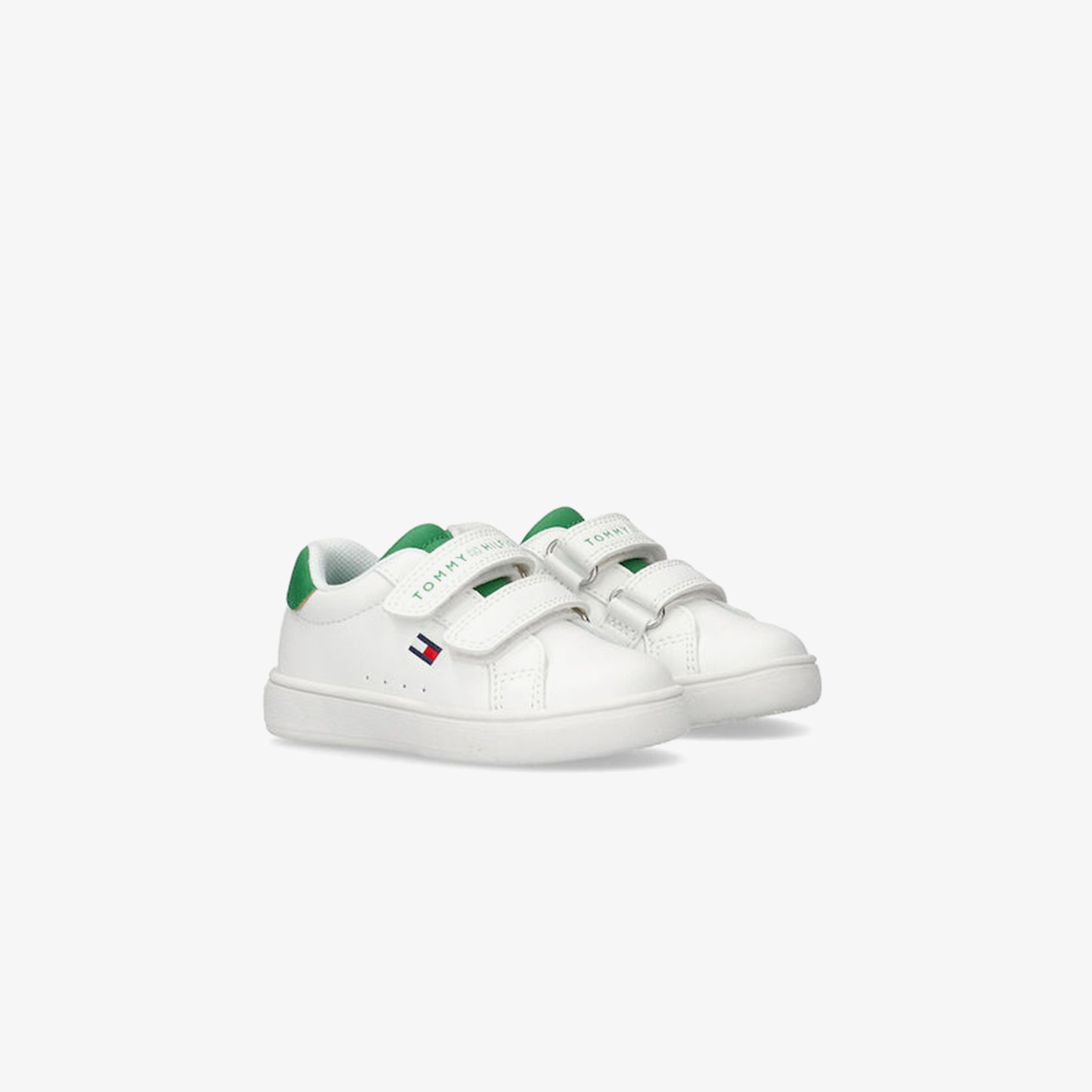 Tommy Hilfiger Flag Velcro Bebek Beyaz/yeşil Spor Ayakkabı