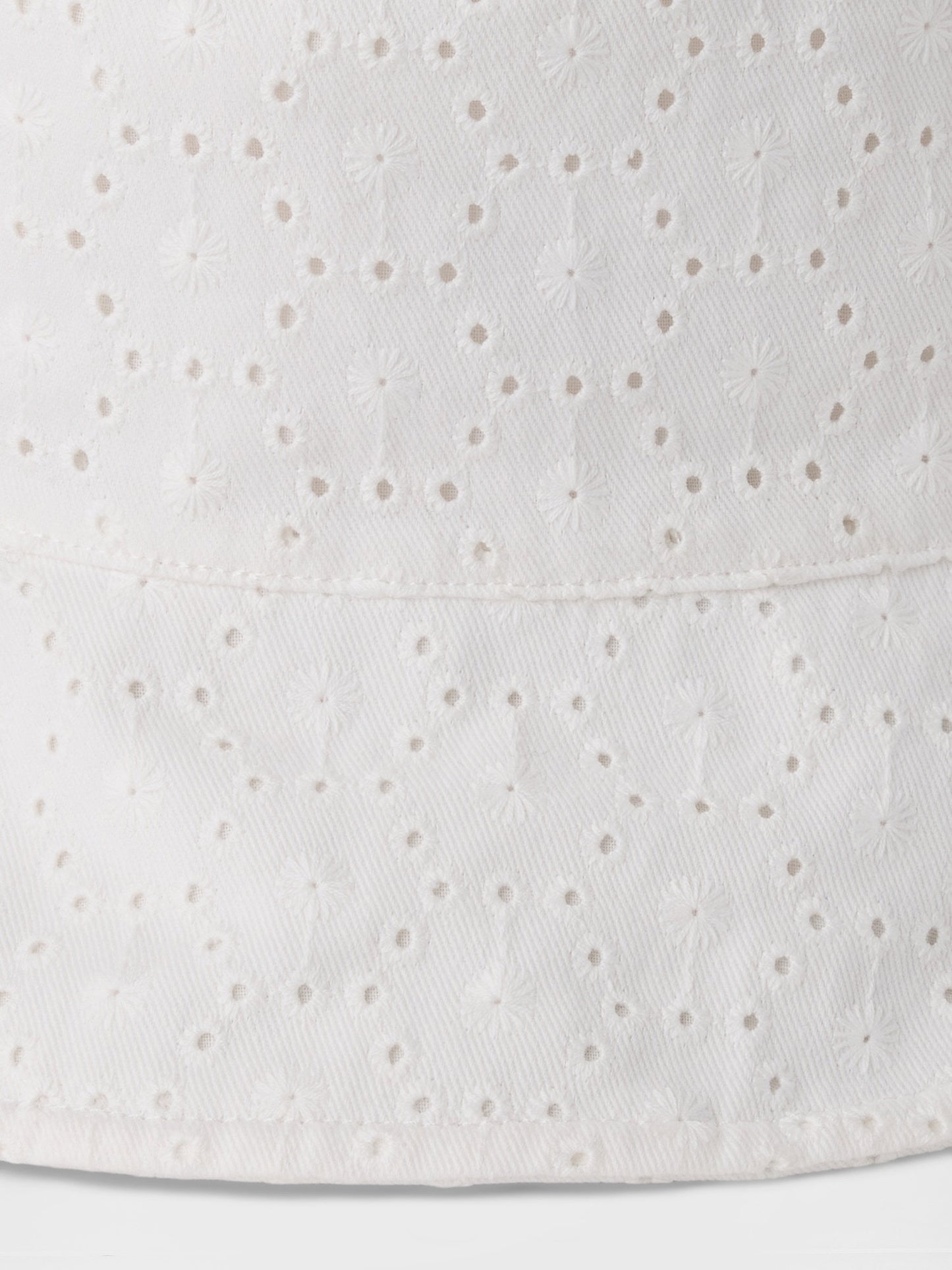 Beyaz Kids Eyelet Bucket Hat