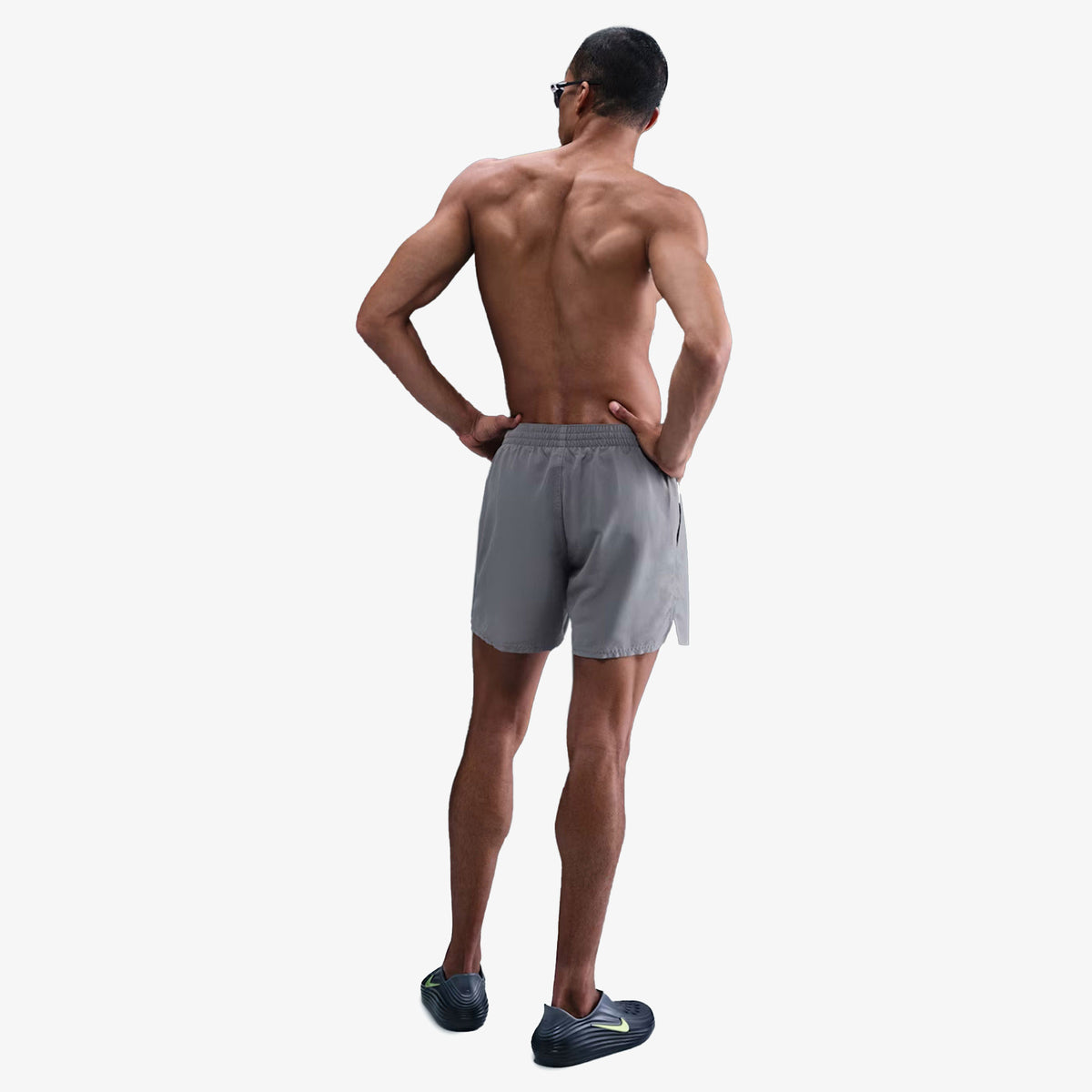 Nike Swim Breaker Solid Essential Erkek Gri Deniz Şortu