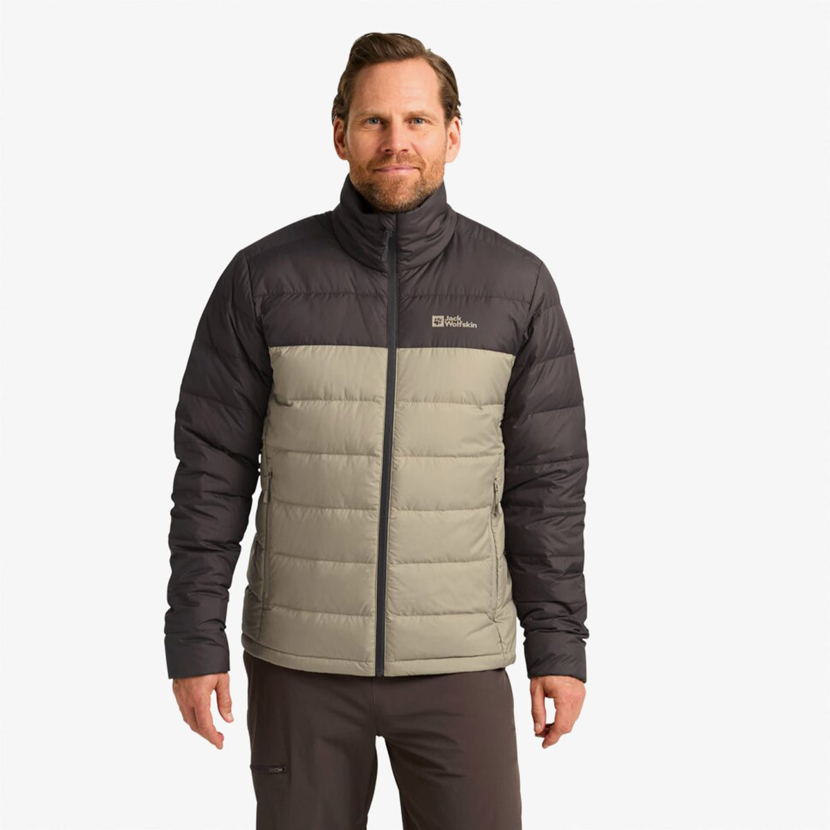 Jack Wolfskin Ather Down Erkek Haki Mont