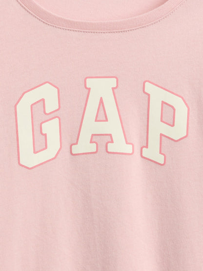 Pembe Gap Grafik Baskılı T-shirt